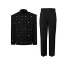 FSTS Royal Noir Embellished Suit Set