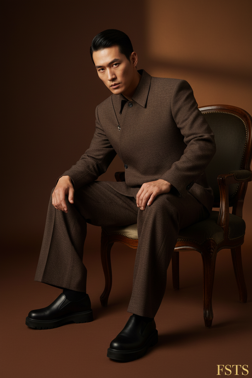 Asian Model Seated
