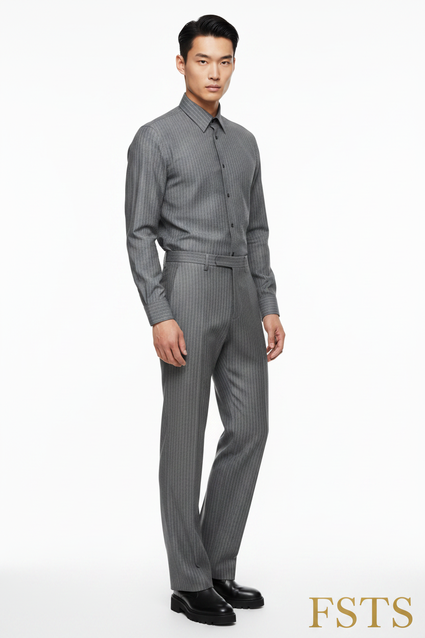 Asian Model Standing - White BG