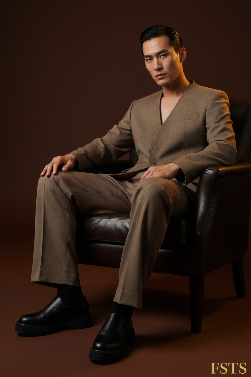Asian Seated Dark