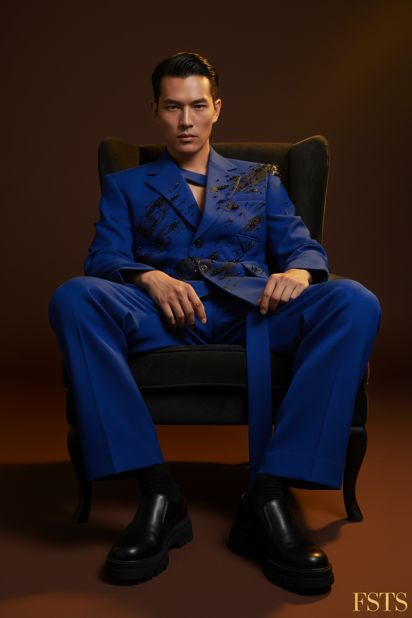 Asian Seated Dark