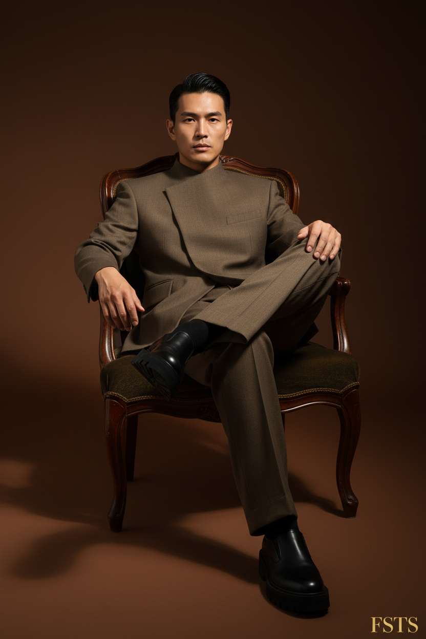 Asian Seated Dark