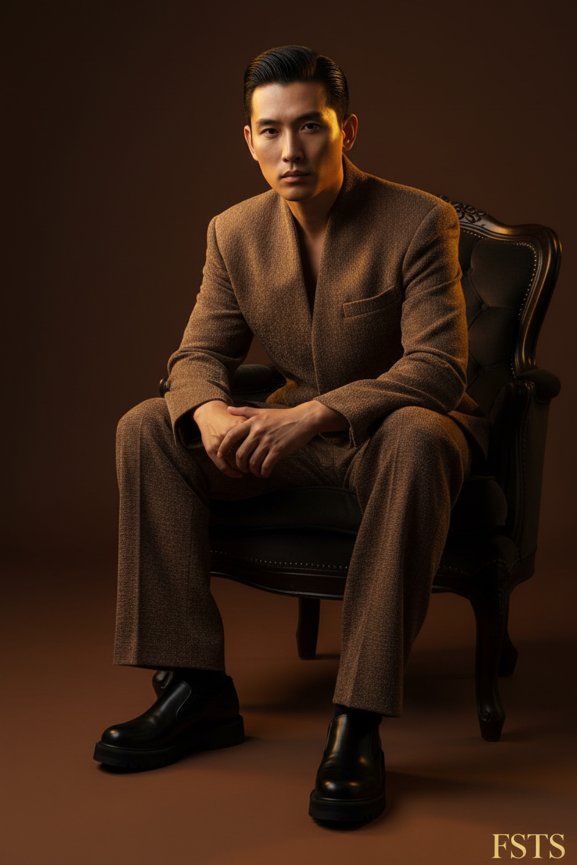 Asian Seated Dark