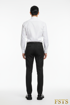 Black Dress Pants - Back View