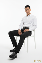 Black Dress Pants - Relaxed Seated