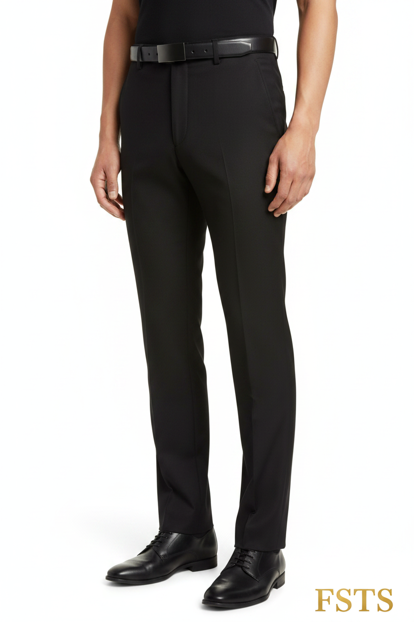 Black Dress Trousers - Detail