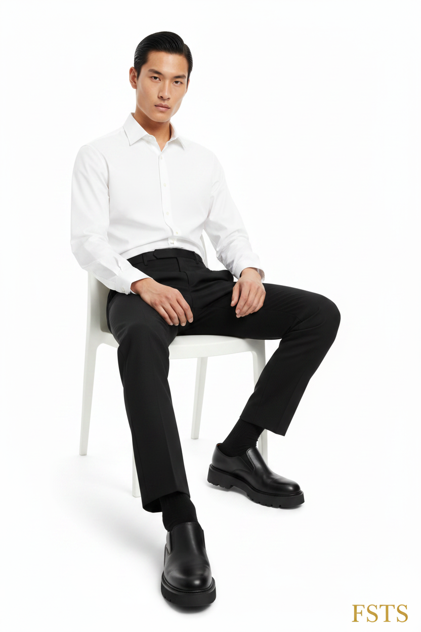 Black Dress Trousers - Seated