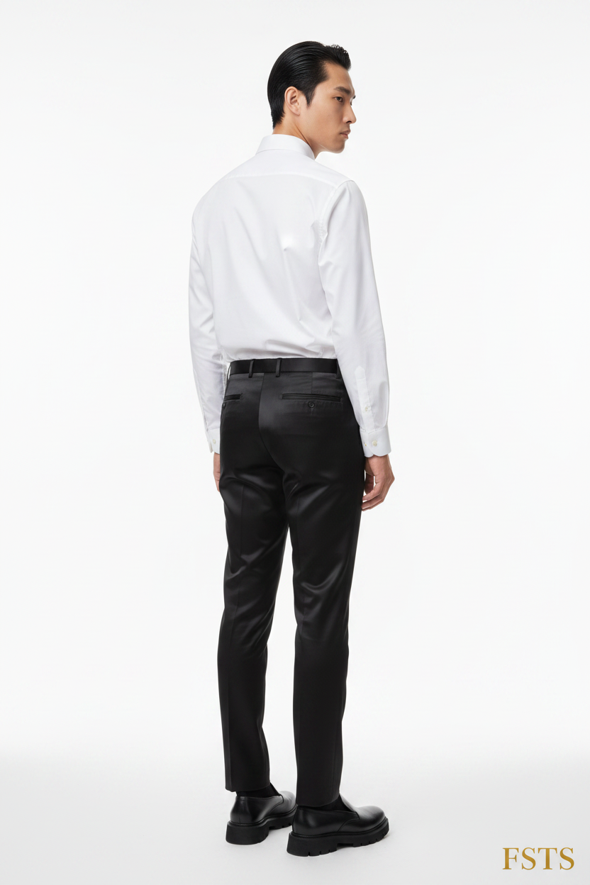 Black Satin - Back View