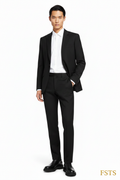 Black Trousers - Black Blazer