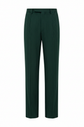Dark Green Pleated Pants