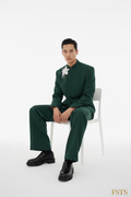 Dark Green Set - Seated White