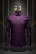 FSTS Deep Purple Luxury Dress Shirt