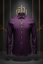 FSTS Deep Purple Luxury Dress Shirt