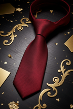 FSTS Red Silk Tie