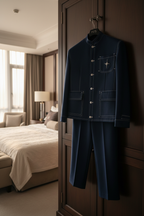 FSTS Navy Blue Utility Set - Bedroom