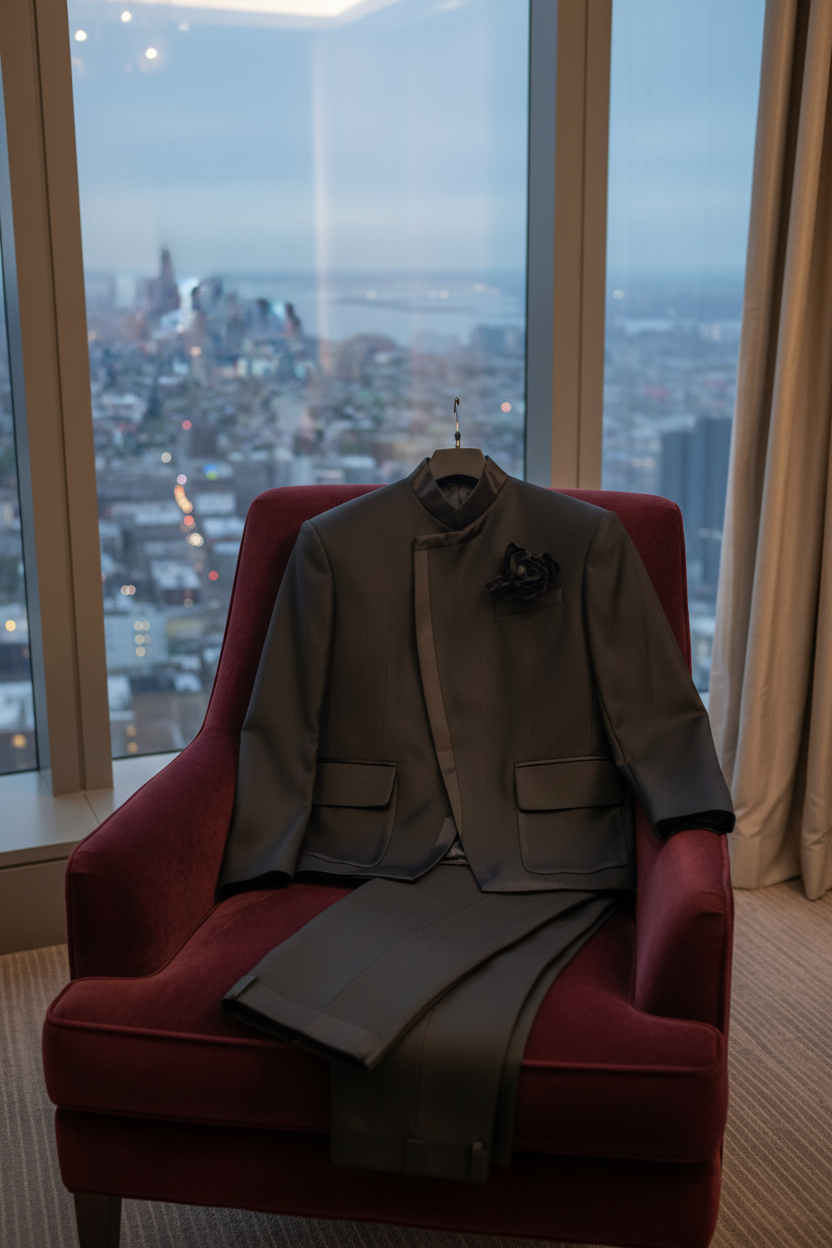 FSTS Black Satin Set - Armchair