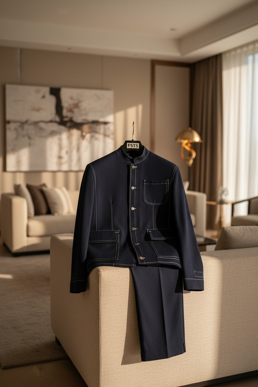 FSTS Navy Blue Utility Set - Living Room