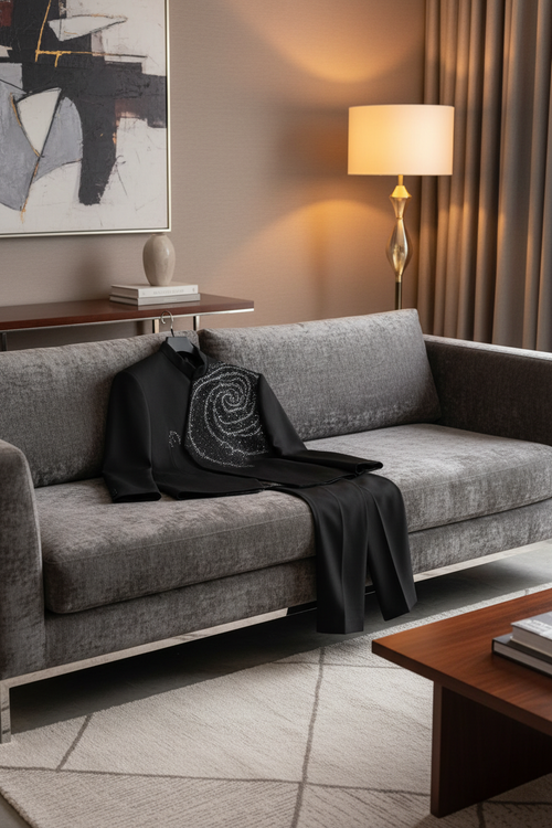 FSTS Black Rose Crystal Set - Living Room