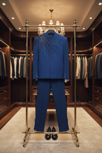 FSTS Blue Pleated Set - Walk-in Closet