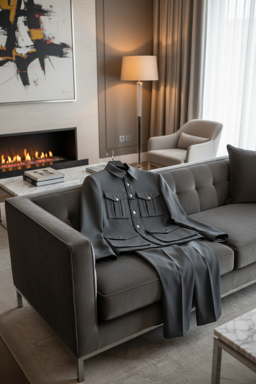 FSTS Grey Military Set - Living Room