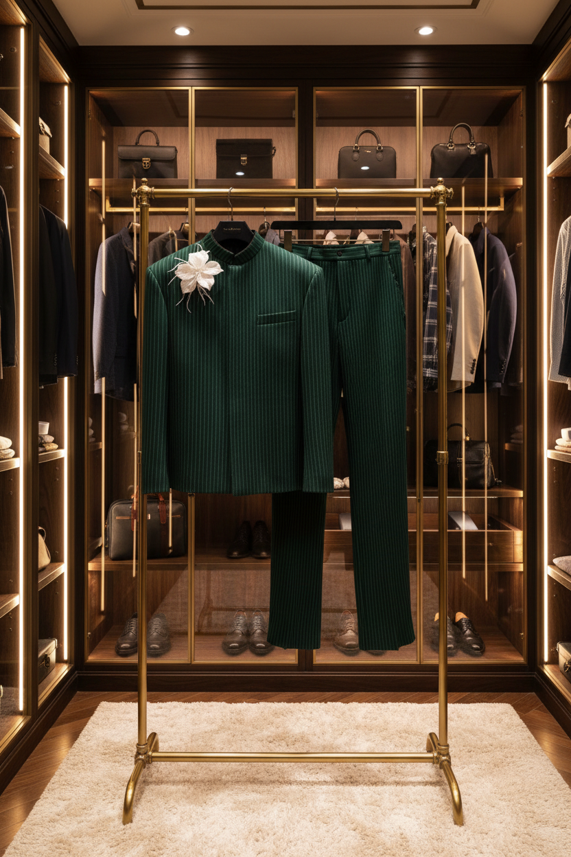 FSTS Dark Green Pleated Set - Walk-in Closet