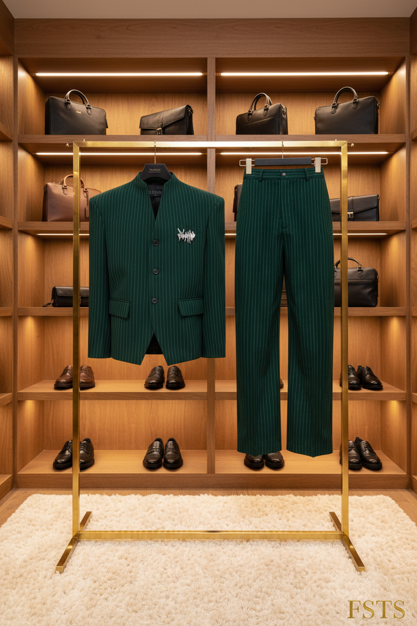 Closet Room Gold Rack