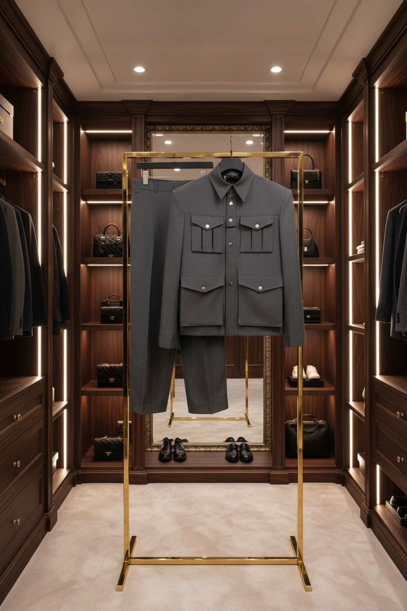 FSTS Grey Military Set - Walk-in Closet