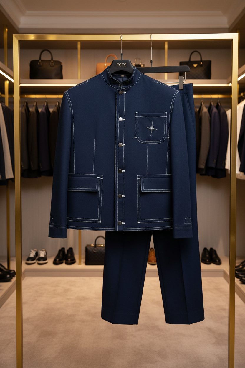 FSTS Navy Blue Utility Set - Walk-in Closet