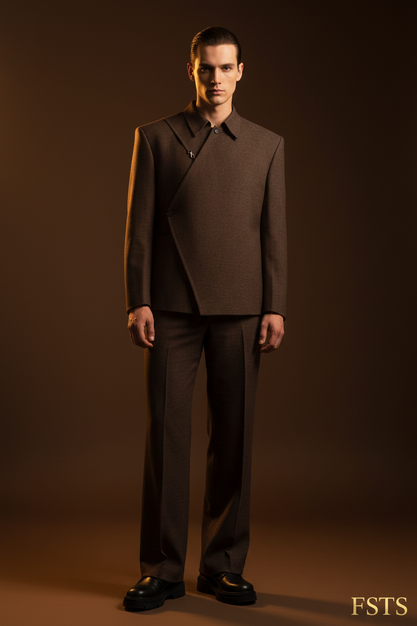 White Model Standing